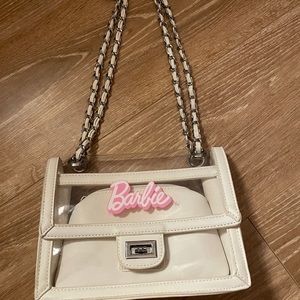 Forever 21 Cream Chain Strap Shoulder Bag